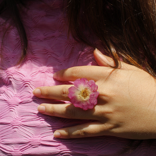 Anillo flor