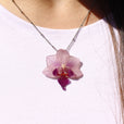 Collar orquídea lila miniatura 1