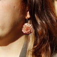 Pendientes clavel miniatura 1