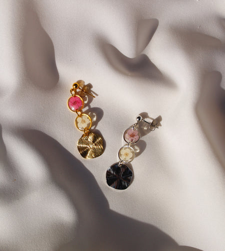 Pendientes disco doble