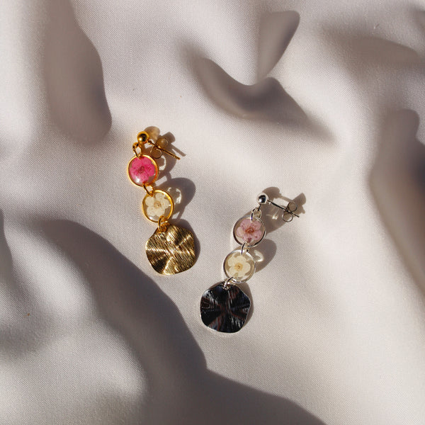 Pendientes disco doble