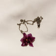Collar orquídea morada miniatura 2