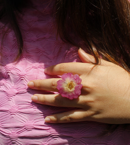 Anillo flor