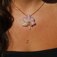 Collar orquídea rosa pastel miniatura 1