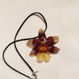 Collar orquídea maxi multicolor miniatura 2
